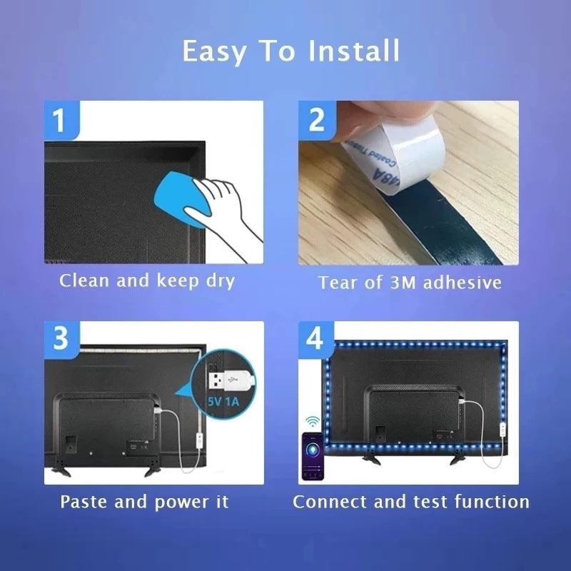 Remote Bluetooth LED Self-adhesive Tape - Nova Vibe Shop