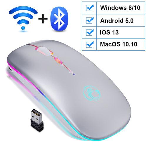 Mouse Led sem Fio Recarregável IMice - Nova Vibe Shop