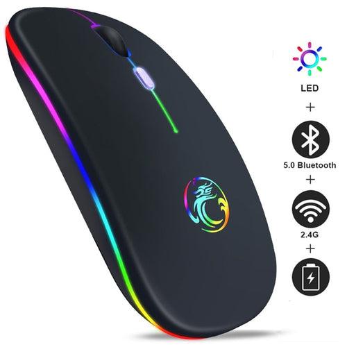 Mouse Led sem Fio Recarregável IMice - Nova Vibe Shop