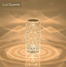 Luminária De Mesa - Cristal - Nova Vibe Shop